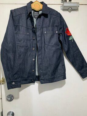 new PUBLISH embroidered fitted denim jackets size M